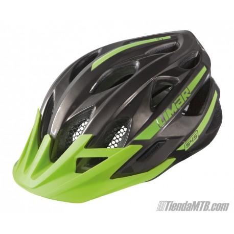 Casco Limar 545 negro y verde