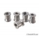 Long aluminium chainring bolts color