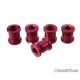 Long aluminium chainring bolts color