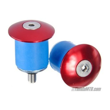 Aluminium Handlebar end plugs multiple colors