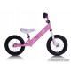 Bicicleta aprendizaje Rebel Kidz 12,5" Air Acero, mariposa rosa