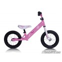 Bicicleta aprendizaje Rebel Kidz 12,5" Air Acero, mariposa rosa