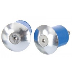 Aluminium Handlebar end plugs silver color