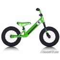 Bicicleta aprendizaje Rebel Kidz 12,5" Air Acero, verde