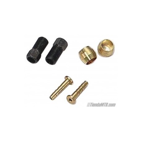 Kit conexion freno disco Shimano (olivas, pins y tuercas)