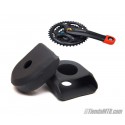 Rubber protectors set for the cranks ends