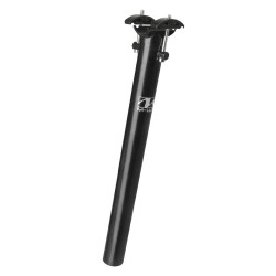 Straight aluminum seatpost 350mm black