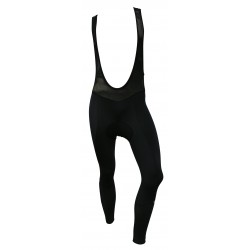 Black long shorts in lycra thermodress with multidensity pad