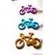 Aluminium anodized bicycle Keychain