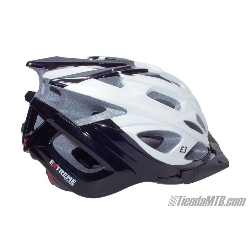 Extreme E3 helmet black and white