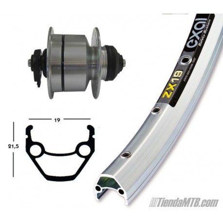 700c dynamo front wheel