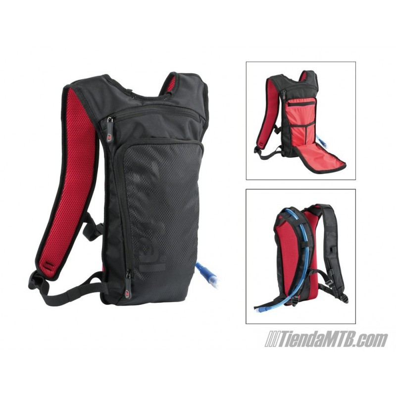 Black/Red Large Zefal Unisexs Z Hydro Hydration Pack 
