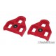 Replacement Xpedo cleats for Look pedals 9º Red