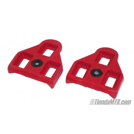 Replacement Xpedo cleats for Look pedals 9º Red