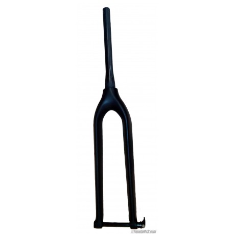 29 inches rigid fork, carbon, 15mm axle, tapered, 620gr