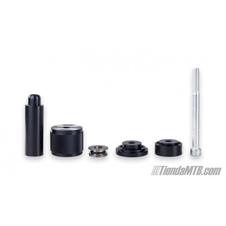 Assembly and extractor tool kit for BB30 bearings