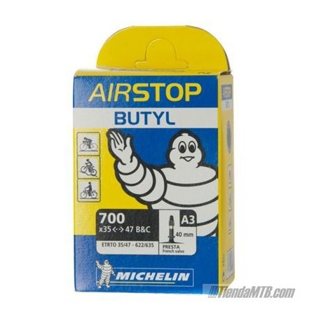 Cámara 700x35/45C o Michelin A3 Airstop - TiendaMTB.com