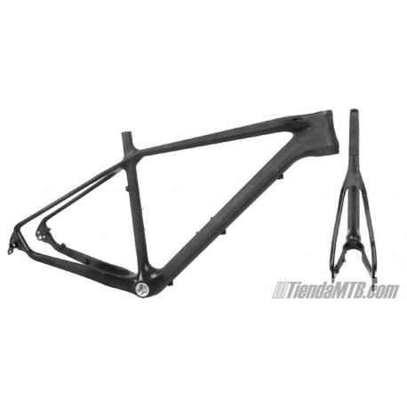 27.5 carbon frame with 142x12mm axle