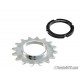 Fixed threaded sprocket multiple sizes