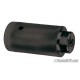 Black steel pegs for 9.5mm axle (3/8")