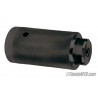 Black steel pegs for 9.5mm axle (3/8")