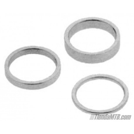 5mm aluminium ahead spacer 1" 1/8 matt silver