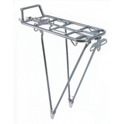 Portaequipaje de aluminio, plata 24-28"