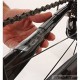 Shelter bike frame protection transparent self adhesive
