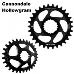 Plato Direct Mount Leonardi Gecko para Cannondale Hollowgram 11v y 12v Redondo u Ovalado