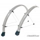 Mudguard set silver or black