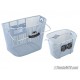 Front basket City Express-Klick 33.5x25x26 cm, silver, close mesh