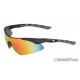 XLC Komodo mirror sunglasses with 3 lenses
