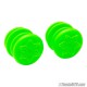 Bicycle handlebar color end plugs