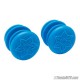 Bicycle handlebar color end plugs