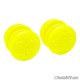 Bicycle handlebar color end plugs