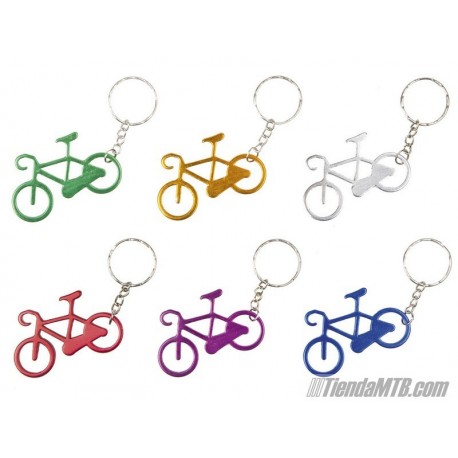 Aluminium anodized bicycle Keychain