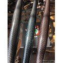 740mm carbon fiber flat handlebar Leonardi (red, blue or silver)