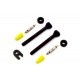 2 Tubeless aluminium presta valves X-Sauce 40mm / 60mm / 80mm
