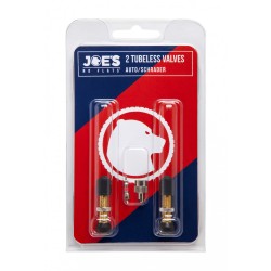 2 Tubeless detachable schrader valves Joe's