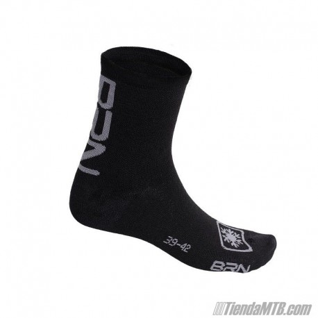 Calcetines de ciclismo de invierno en Merino BRN