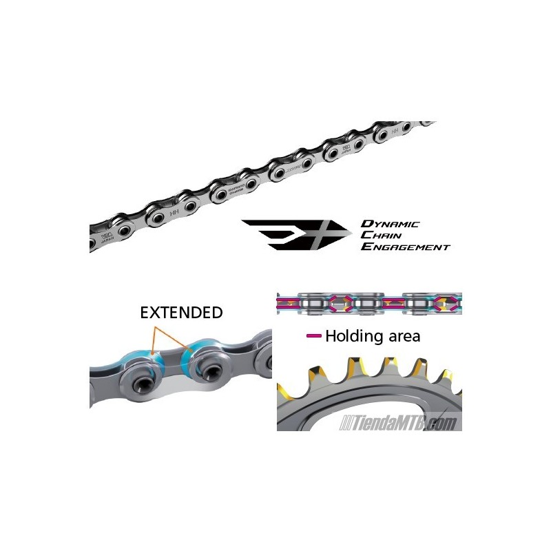 Cadena MTB SHIMANO DEORE XT 12 velocidades