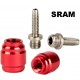 Disk brake connection kit (olives and pins) for Shimano, SRAM, Formula, Tektro