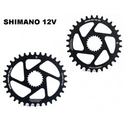 Monoplato para Shimano XTR MT9001 Leonardi Gecko 12v Redondo u Ovalado