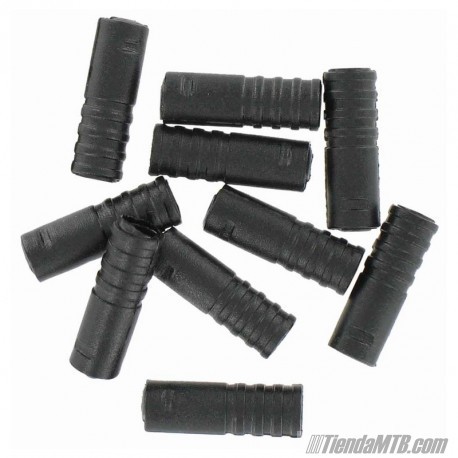 Black plastic gear outer casing caps 10u.