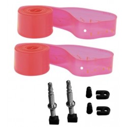 Kit tubeless de fondo + valvula para 27.5 y 29 Plus 32-37mm