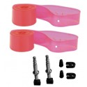 Tubeless kit with rim tape + valve for 27.5 y 29 Plus 32-37mm