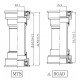 Bottom bracket cups PressFit Shimano BB92, BB86, BB89,5