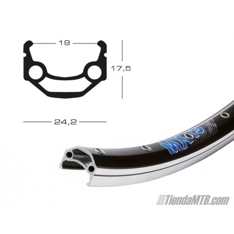 Exal MX 19 rim for rim brakes 28-29 inches