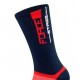 Calcetines de ciclismo Force Stage Negro-Rojo
