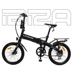 Bicicleta eléctrica plegable LITTIUM Ibiza LCD 250W 36V 7vel.